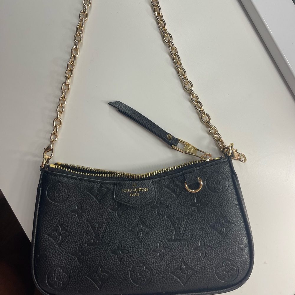 LV Black and Gold Purse